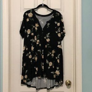 Torrid High Low Tunic Top